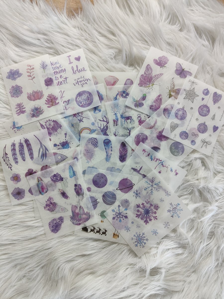 Mimi Mira Creations Planner Stickers Mistery Washi Sheet
