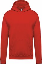 Kindersweater met capuchon K477, Rood, Maat 6/8 jaar