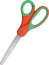 Kidea Knutselschaar Junior 15 Cm Staal Oranje/groen