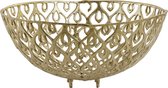 Light & Living,  Fruitschaal - Fruitschalen - Fruitmand - Broodschaal - Gouden fruitschaal - Gouden broodschaal - Metaal.