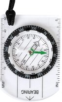 Allesvoordeliger plaatkompas - kaartschaalkompas - kompas rechthoekig