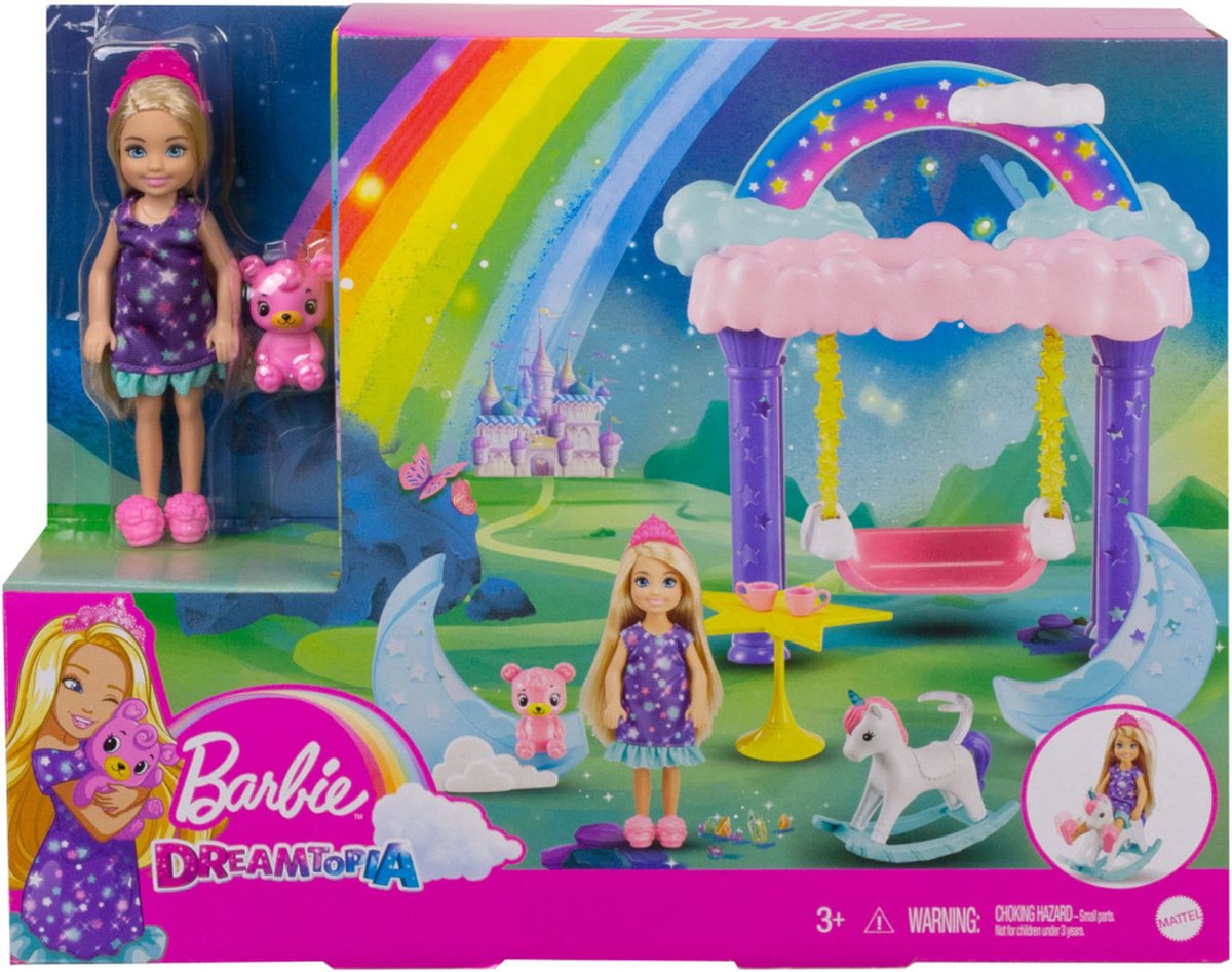 Afbeelding van product Barbie Dreamtopia Chelsea Barbie Pop - Sprookjes Speelset