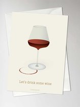 ViSSEVASSE Let'S Drink Some Wine - Greeting Card - XS