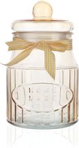 Berry ronde glazen pot – 25cm - Geel