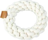 Pawise Premium cotton toy - ring - honden speelgoed - hondenspeeltje - flost en masseert het tandvlees - diameter 19cm - beige