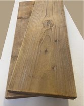 Steigerhouten plank - Gebruikt hout - 100x19,5x3 cm - Geschuurd - kant en klaar - licht hout
