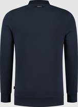 Purewhite -  Heren Regular Fit   Sweater  - Blauw - Maat XL
