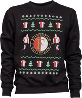Feyenoord Kersttrui - Zwart -  Maat XL - Volwassenen - Unisex - Kerst