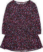 Kids ONLY KOMSCARLETT-SOLVEIG L/S DRESS PTM Meisjes Jurk - Maat 110