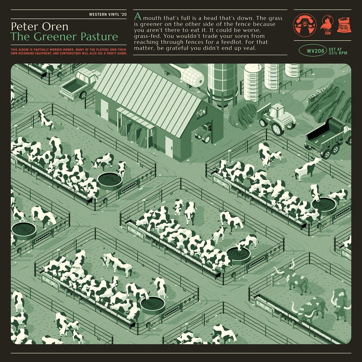 Peter Oren - The Greener Pasture (LP) (Coloured Vinyl) (Limited Edition)