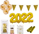 FOLIEZ® New Year's Eve feestversiering 2022 goud