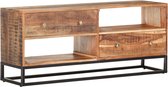 Decoways - Tv-meubel 120x30x50 cm ruw acaciahout