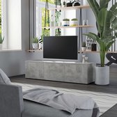 Decoways - Tv-meubel 120x34x30 cm spaanplaat betongrijs