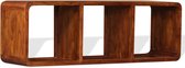 Decoways - Tv-meubel 120x30x40 cm massief hout met sheesham afwerking