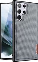 Dux Ducis - Hoesje geschikt voor Samsung Galaxy S22 Ultra - Fino Series - Back Cover - Licht Blauw