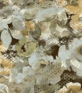 Behang abstracte bloemen - Behang - Wandbekleding - Wallpaper - Vliesbehang - Amazzonia - 0,53 x 10,05 M.