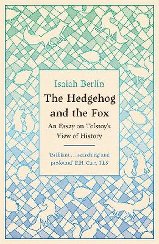W&N Essentials-The Hedgehog And The Fox - cover