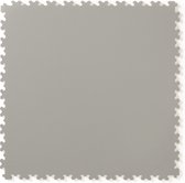 Dalles PVC clipsable martelé - gris clair - 50x50cm - Épaisseur 4 mm - Set 40 pièces - 10m2