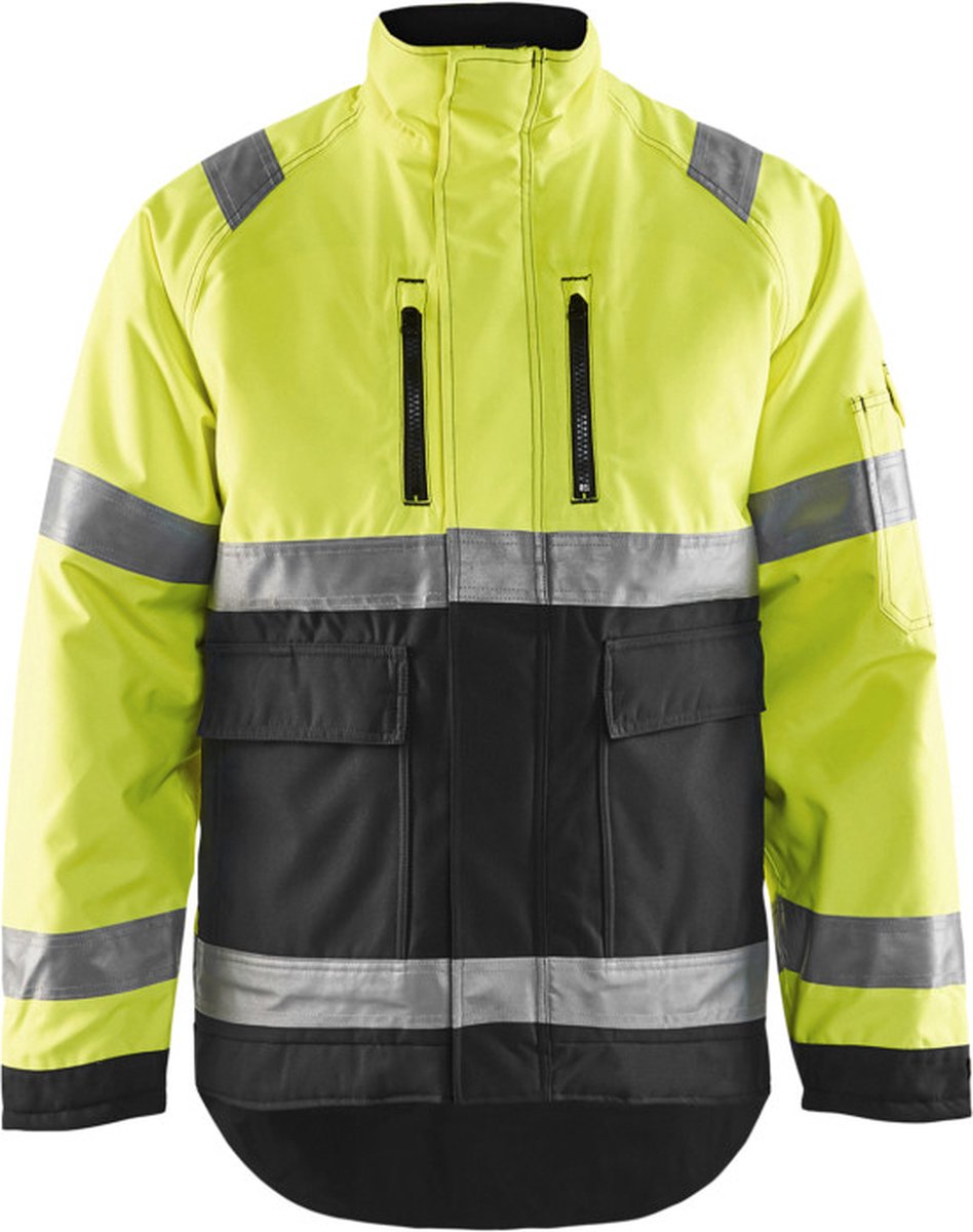 Blåkläder 4827-1977 Winterjas High Vis Geel/Zwart maat M