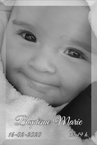 Kraamcadeau - Baby cadeau - Kraamcadeau meisje - Kraamcadeau jongen - Gepersonaliseerd cadeau baby - Geboorte meisje - Geboorte jongen -  Geboortetegel - Foto in spiegel - Tekst in spiegel - 20x30 cm
