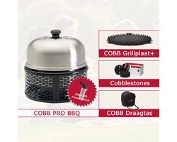 COBB Pro Voordeelpakket | Grillplaat + Cobblestones + Draagtas