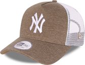 New Era New York Yankees Jersey Beige A-Frame Trucker Cap