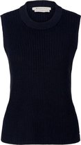 TOM TAILOR knitted crew neck vest Dames Vest - Maat S