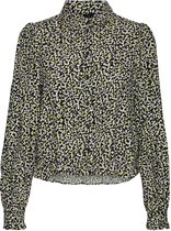 Vero Moda Blouse Vmyrsa L/s Frill Shirt Vip 10270368 Black Dames Maat - M