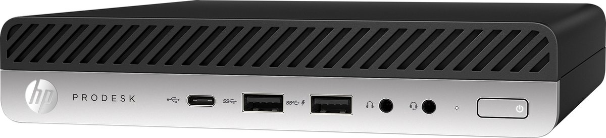 HP ProDesk 600 G4 i5-8500T mini PC Intel® Core™ i5 8 GB DDR4-SDRAM 256 GB SSD Windows 11 Pro Zwart, Zilver thumbnail 2