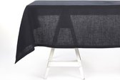 Libeco Polylin Washed tafelkleed 160x300cm sulfur black