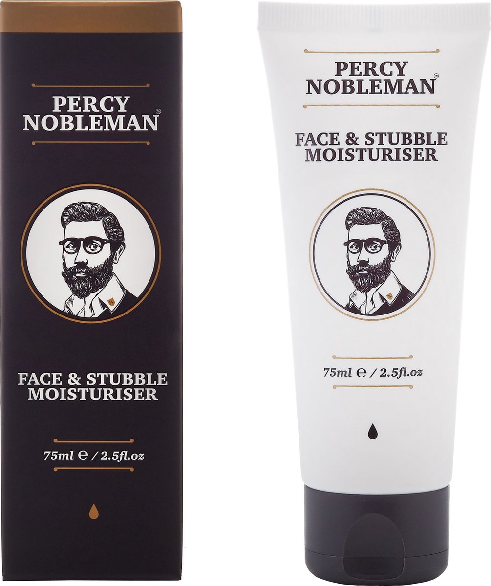 PERCY NOBLEMAN - Face & Stubble Moisturiser - - 24 uurs crème