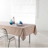 Beige Rechthoekig Polyester Tafelkleed/Tafelzeil/tafellinnen 140 x 250 cm