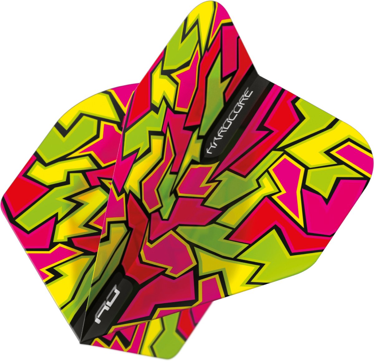 Red Dragon Hardcore Radical Red Crackle - Dart Flights