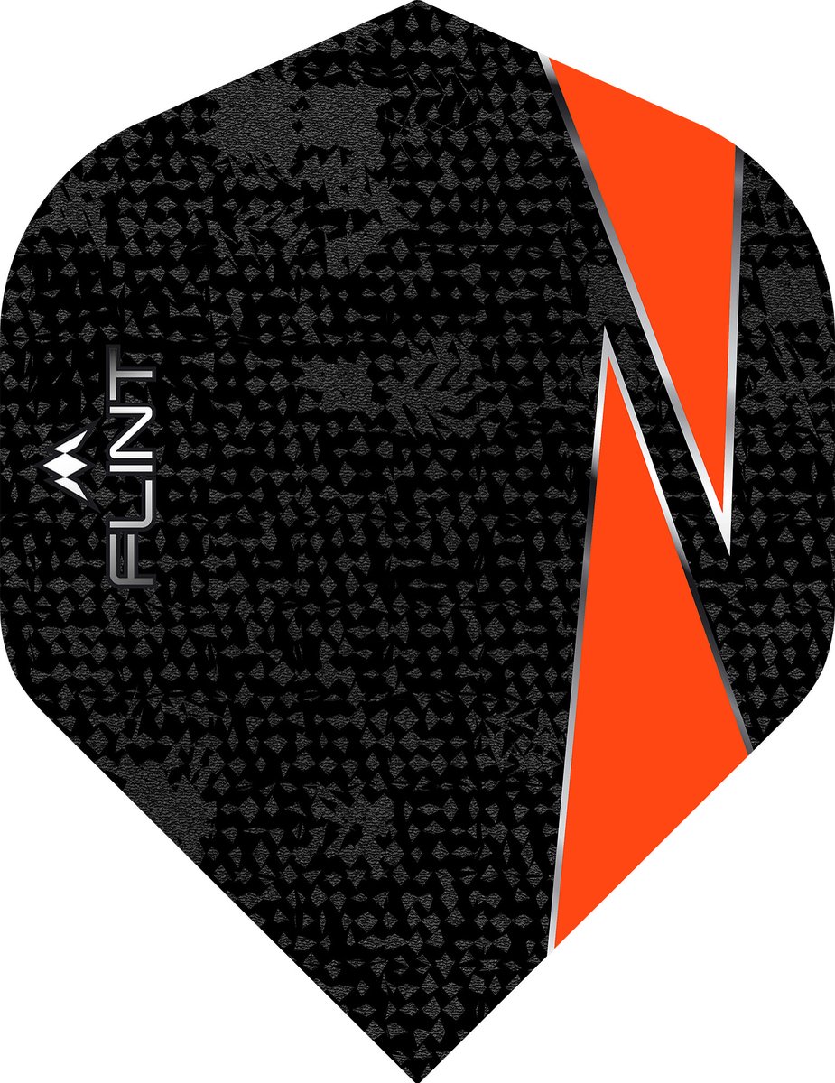 Mission Flint Dart Flights - Oranje