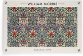 Walljar - William Morris - Snakeshead - Muurdecoratie - Acrylglas schilderij - 150 x 225 cm
