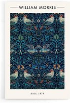 Walljar - William Morris - Birds - Muurdecoratie - Poster