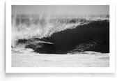 Walljar - Surfer - Zwart wit poster