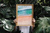 Poster Glasschilderij Beach #3 - 120x180cm - Premium Kwaliteit - Uit Eigen Studio HYPED.®  - 120x180cm - Premium Museumkwaliteit - Uit Eigen Studio HYPED.®