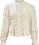 Vila Blouse Viclio L/s Shirt 14071603 Birch Dames Maat - W38