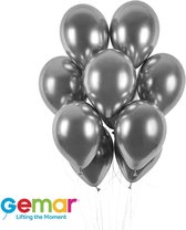 Ballons Gemar CHROME Argent 25 pièces