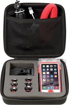 Optrix - hardcase voor actioncams, smartphones - Zwart - 160x130mm - Met opbergvak