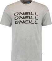 O'Neill T-Shirt Men Triple Stack Silver Melee Xxl - Silver Melee Materiaal: 100% Katoen (Biologisch) Round Neck