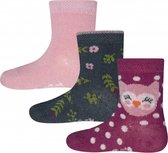 Ewers Sokjes Roze / Antra / Rood 3-Pack