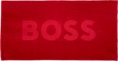 Hugo Boss strandlaken logo rood - one size