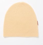 Acne Studios Fijngebreide Beanie muts in kasjmierblend - Geel - One Size