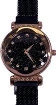 Raafdesigns Horloge Dames met Armband Zwart