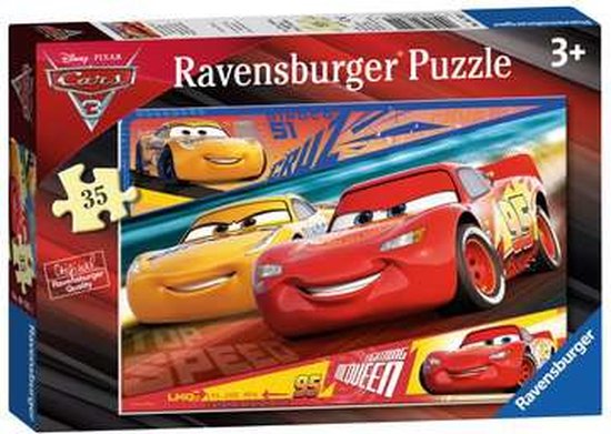 Ravensburger Disney Pixar Cars 3 Legpuzzel 35 stuk(s) Stripfiguren | bol