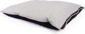 Duvo+ airmesh kussen met rits s - 80x60x10cm zwart/wit