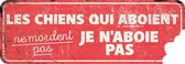 D&d waarschuwingsbord general 3 fr 40x13x0,3cm rood