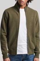 Superdry Vest Vintage Logo Emb Zip Track M2011953a Olive Marl Aa5 Mannen Maat - 3XL